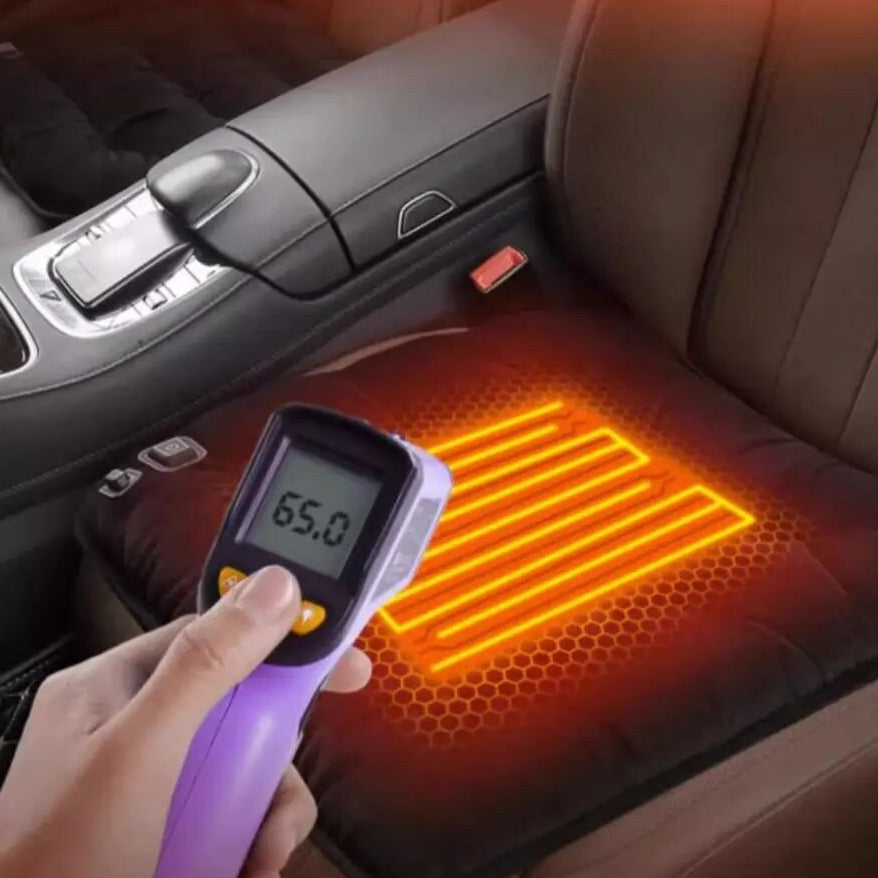 Šildoma pagalvėlė automobiliui