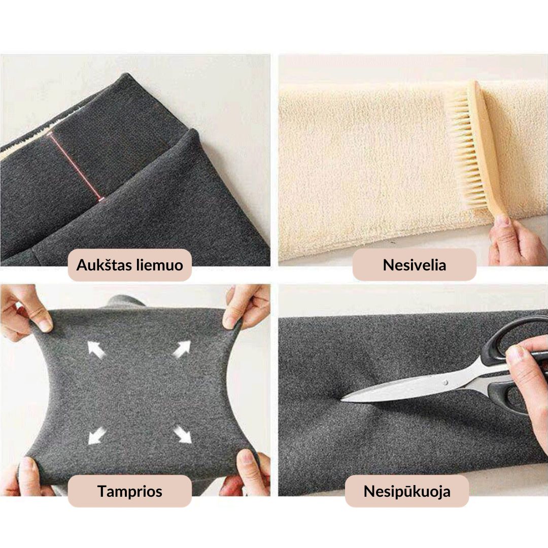 Pašiltintos tamprės - Atrodyk gražiai bet kokiu oru!
