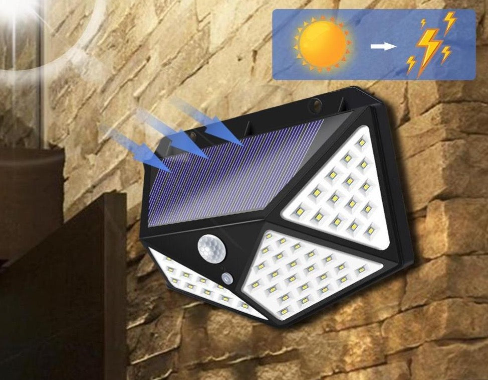 Sensoriniai žibintai su saulės baterija LumoSpectra™ (3 vnt.)