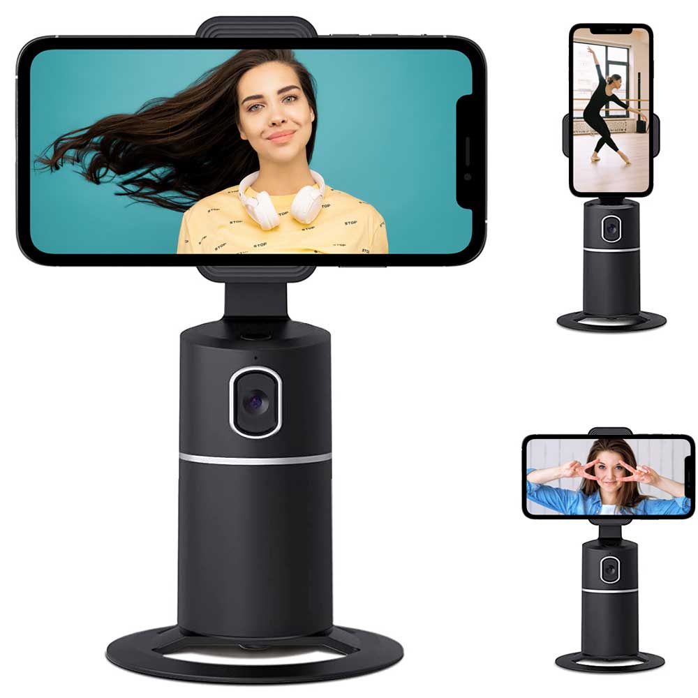 Automatiškai veidą sekantis telefono laikiklis