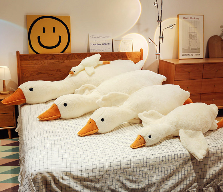 Didelis pliušinis žaislas - "Antis"