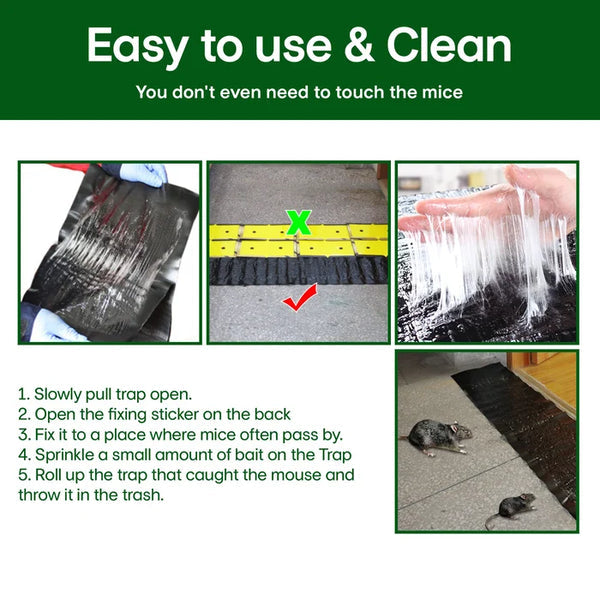 Lipnus kilimėlis pelėms gaudyti