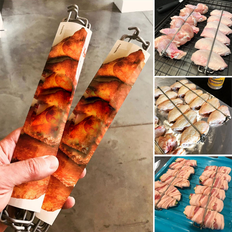 Grilio grotelės vištienos sparneliams