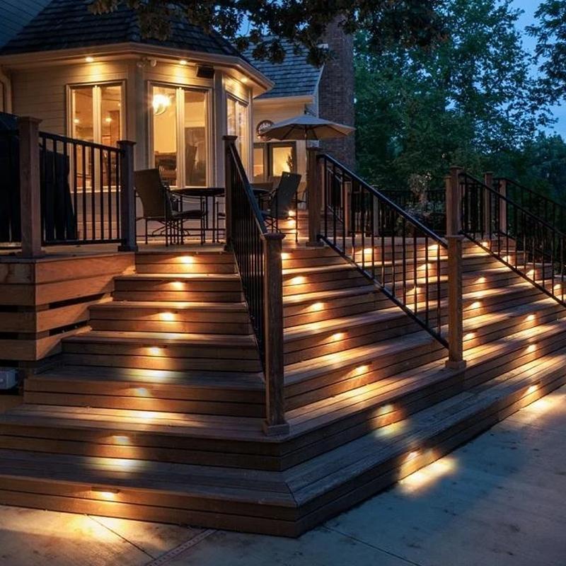 Saulės energijos įkraunami šviestuvai \Solar Deck Lights\""