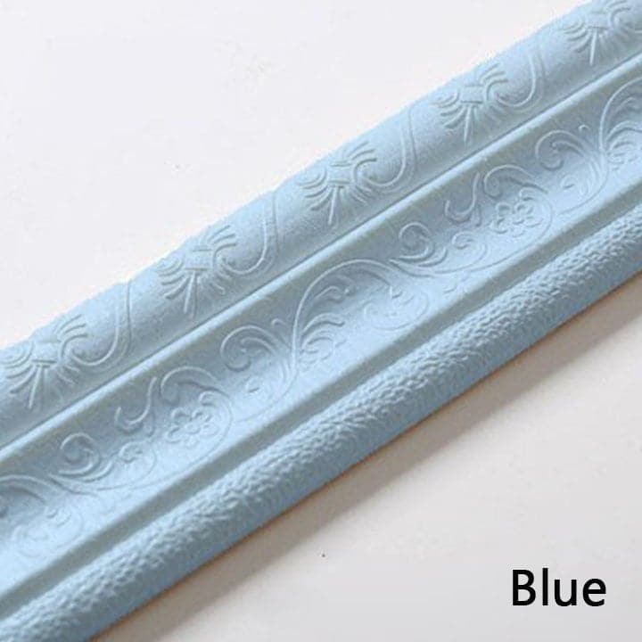 Dekoratyvinė 3D sienų kraštų juosta