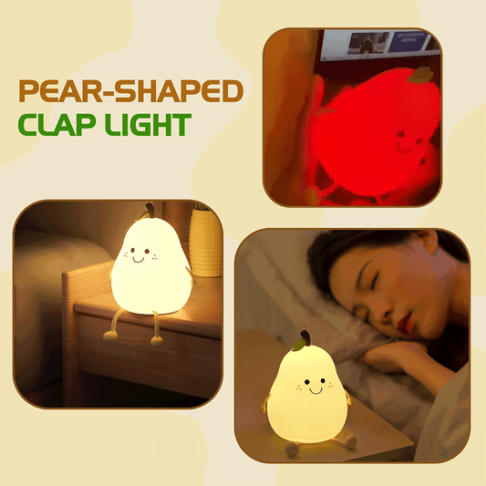 Kriaušės formos silikoninis šviestuvas