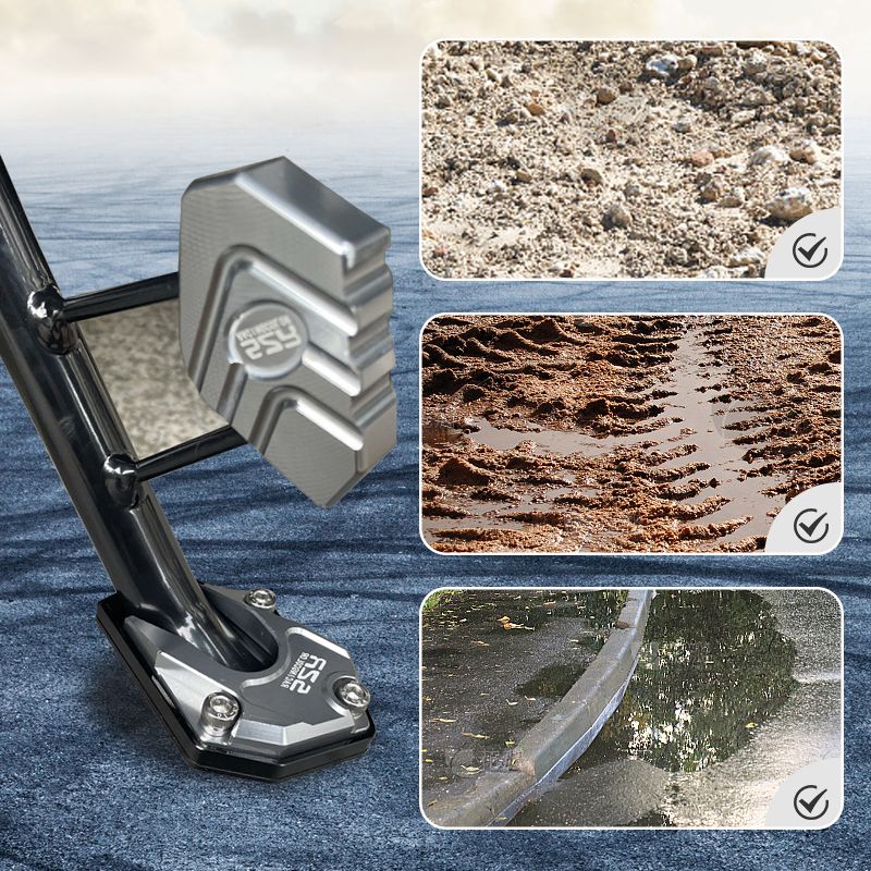 Motociklo šoninės kojelės apsauga