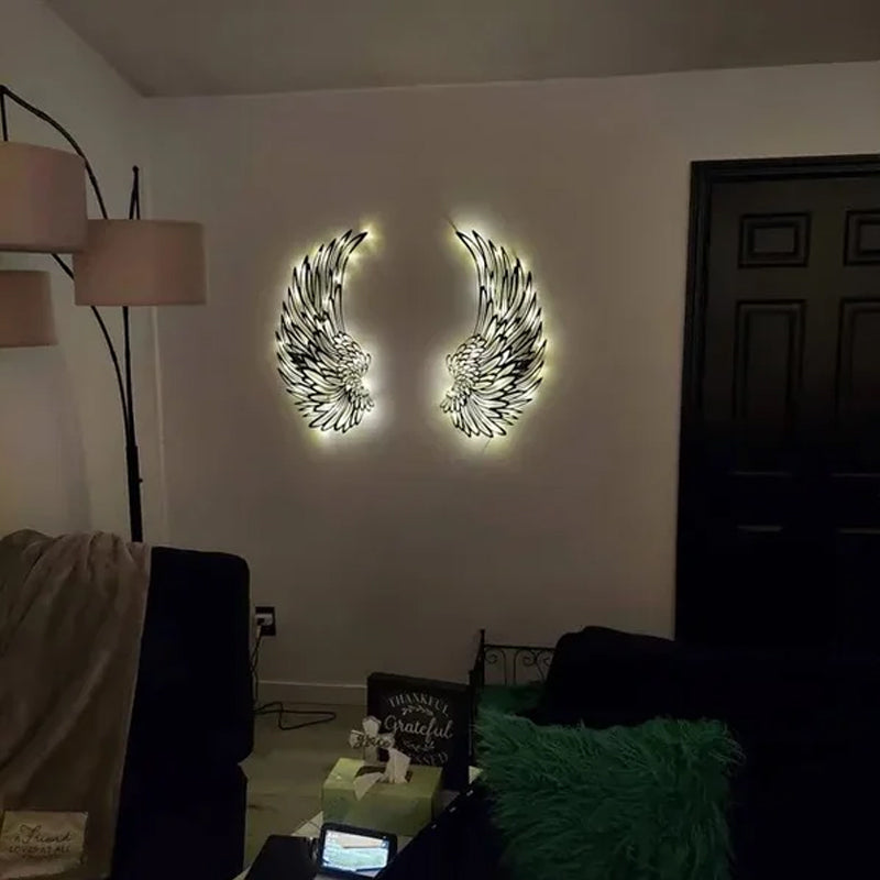 Angelo sparnų sienos dekoracija