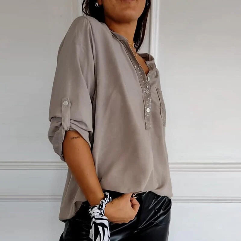 Palaidinė su blizgučiais