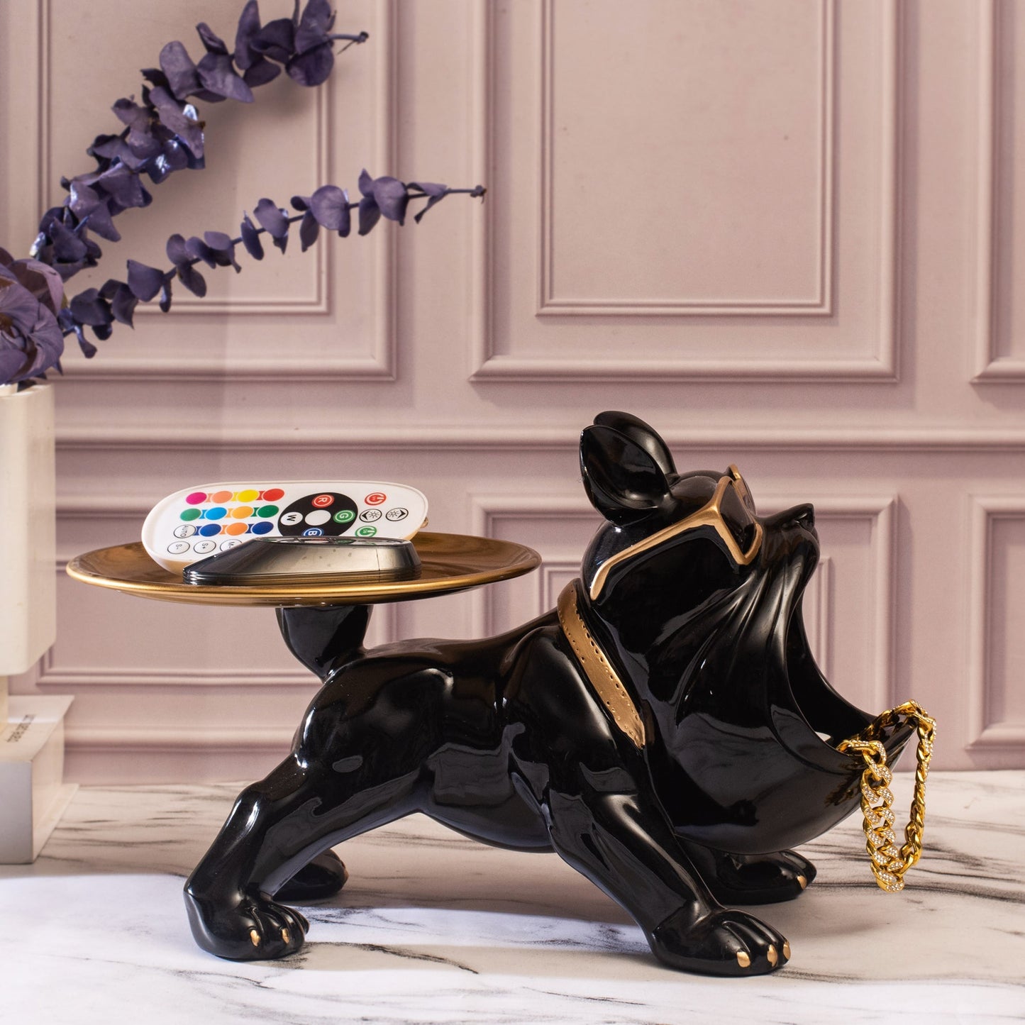 Dekoracija - daiktų padėkliukas - "Buldogas"