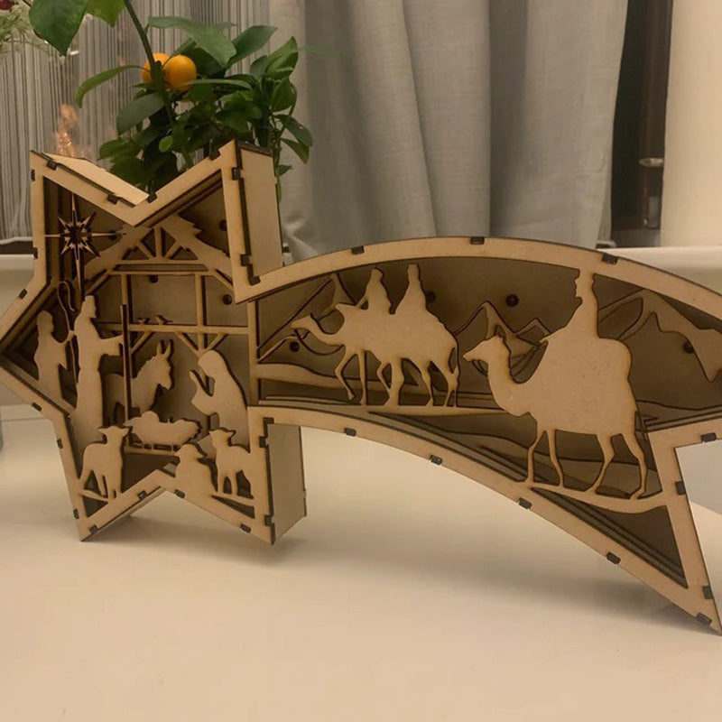 Kalėdinė dekoracija "LED šviečianti žvaigždė"