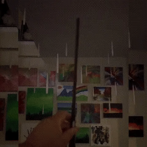 LED kabančios ore žvakės - "Hogvartso magija"