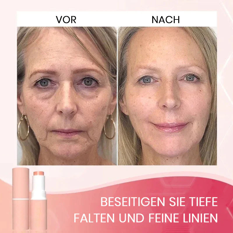 Drėkinamoji veido lazdelė nuo raukšlių