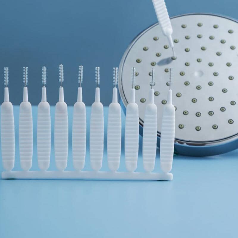 Dušo galvučių valymo šepetėliai