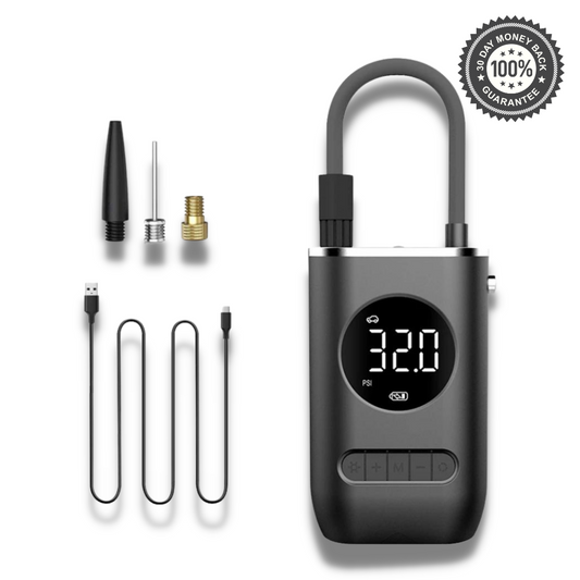 Nešiojama mini pompa automobiliui