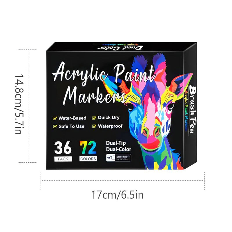 Dviejų galų flomasterių rinkinys