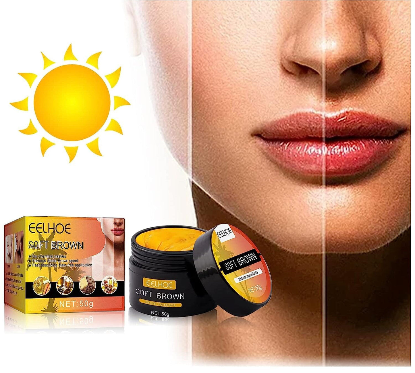 Įdegį skatinantis gelis - BYROKKO Shine Brown