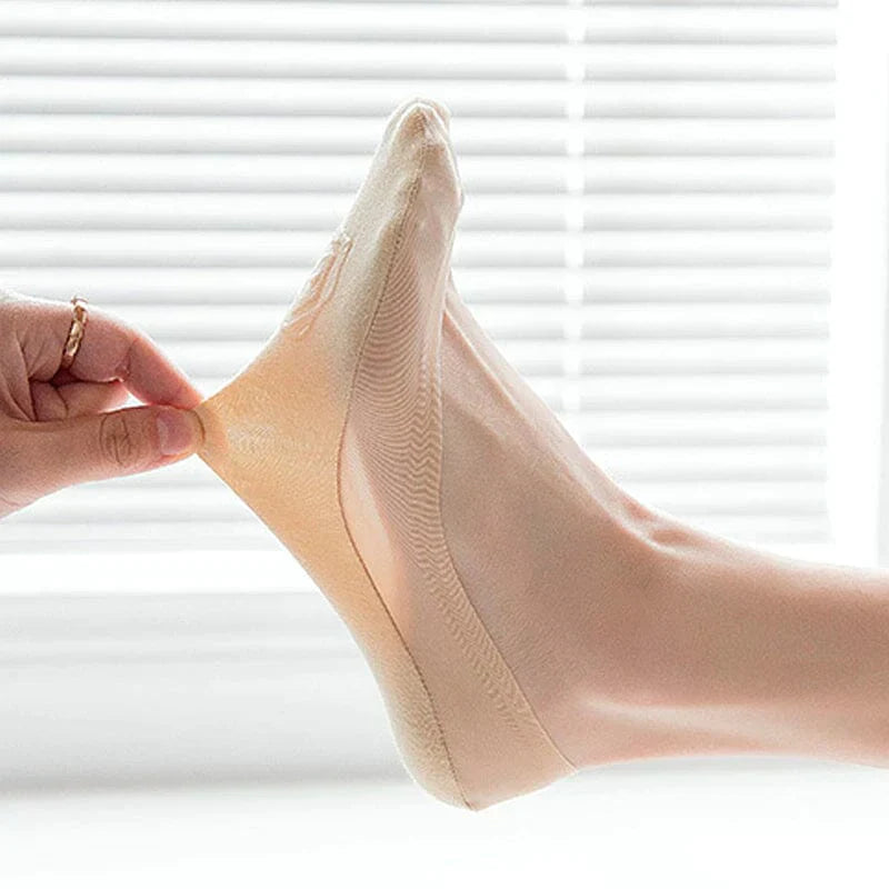 Pėdutės su neslystančiu padu (10 porų)