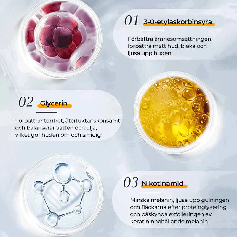 Veido odą šviesinantis prausiklis