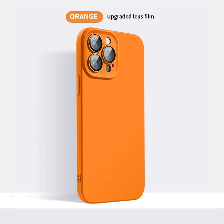 Silikoninis iPhone dėklas su objektyvo apsauga