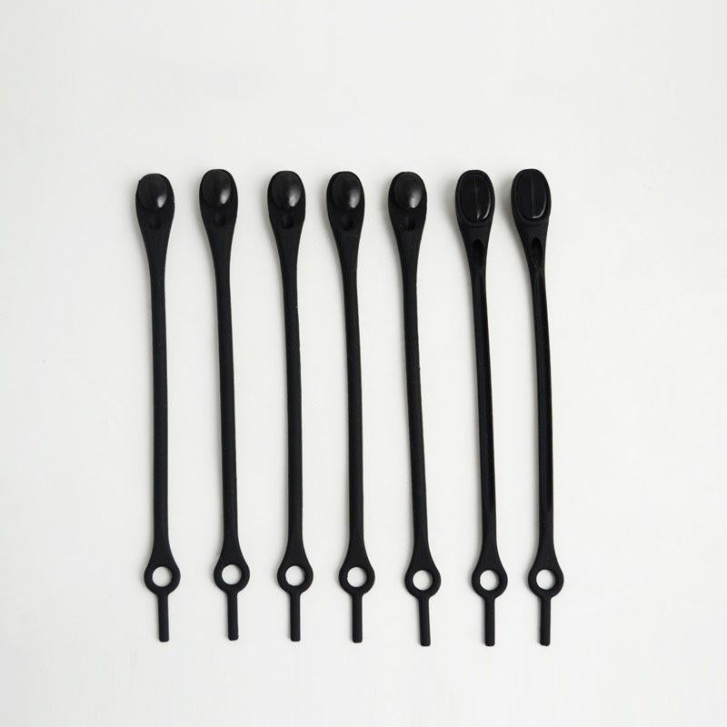 Universalūs silikoniniai batų raišteliai