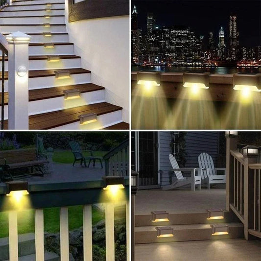 Žibintai laiptams su saulės baterija CelestialLux™ (3 vnt.)