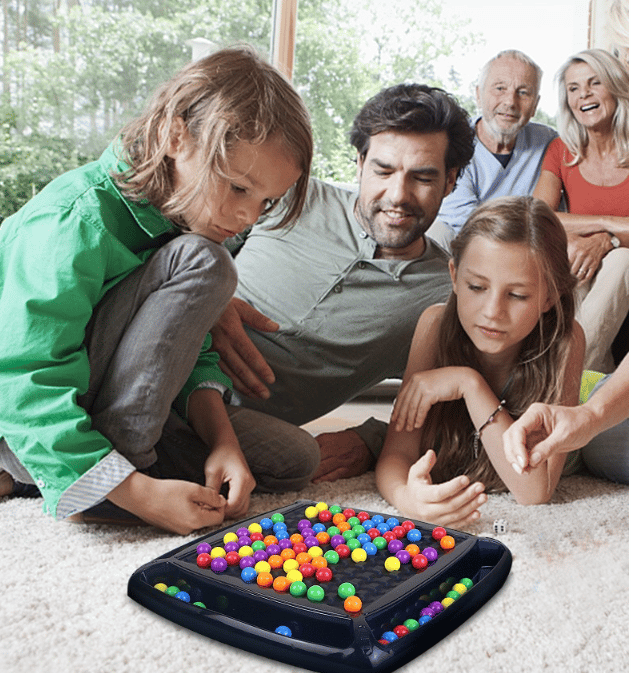 Spalvotų rutuliukų žaidimas