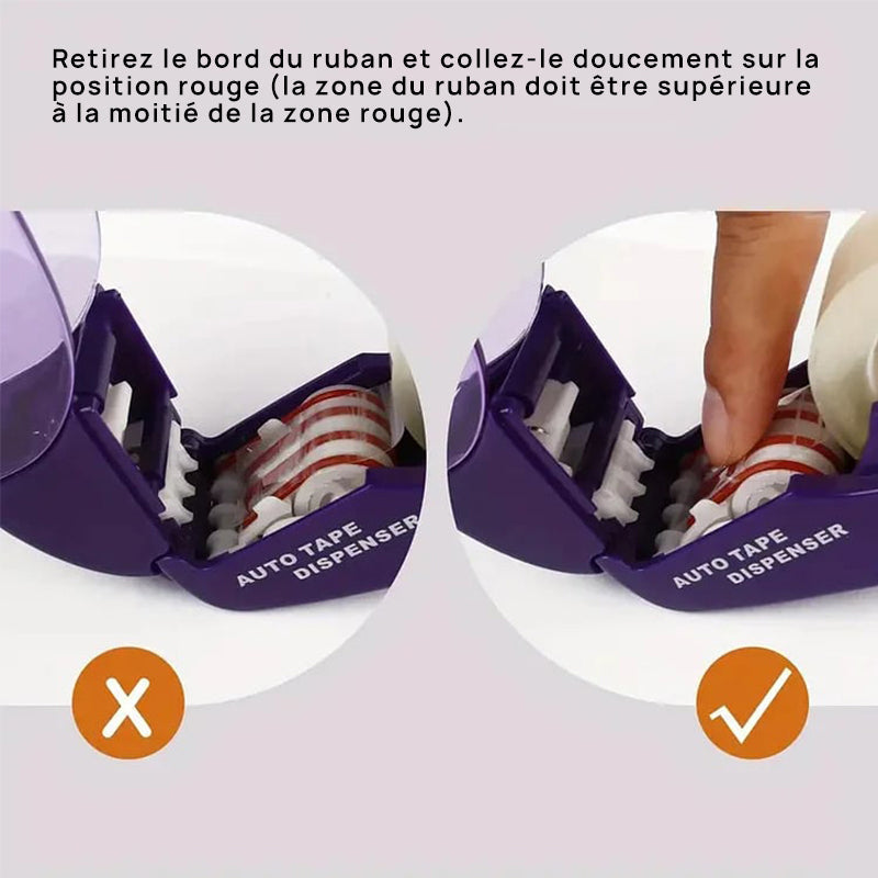 Lipnios juostos atkirpimo įrankis