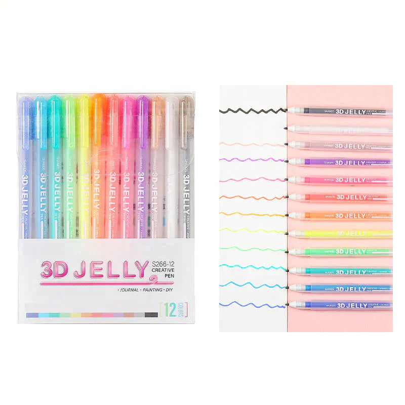 \GelPen™\" - geliniai rašikliai su 3D efektu"