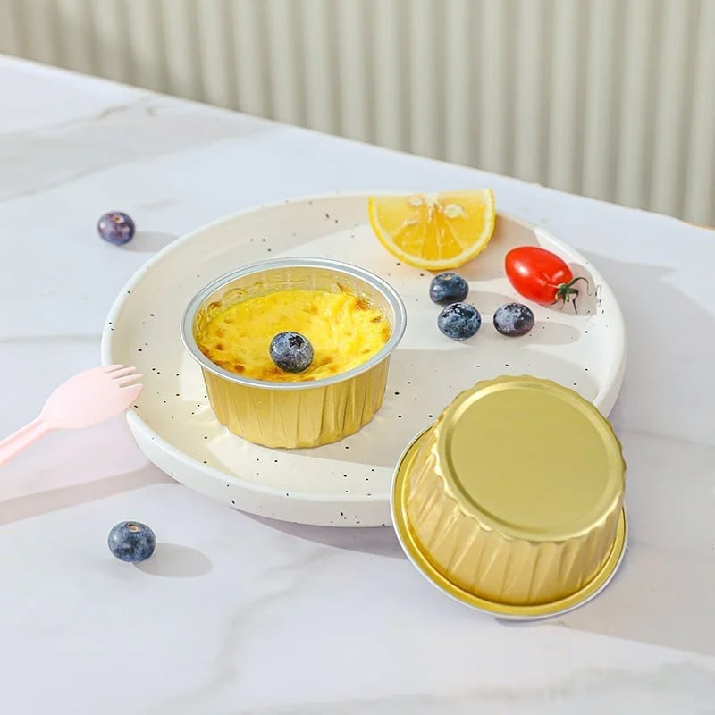 Aliuminio folijos kepimo indeliai