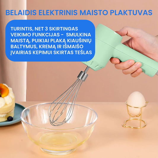 Brevelle™ - 3in1 belaidis daugiafunkcinis plaktuvas