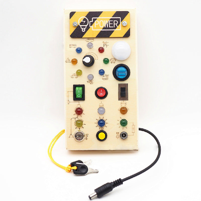 "Montessori" LED lempučių lenta