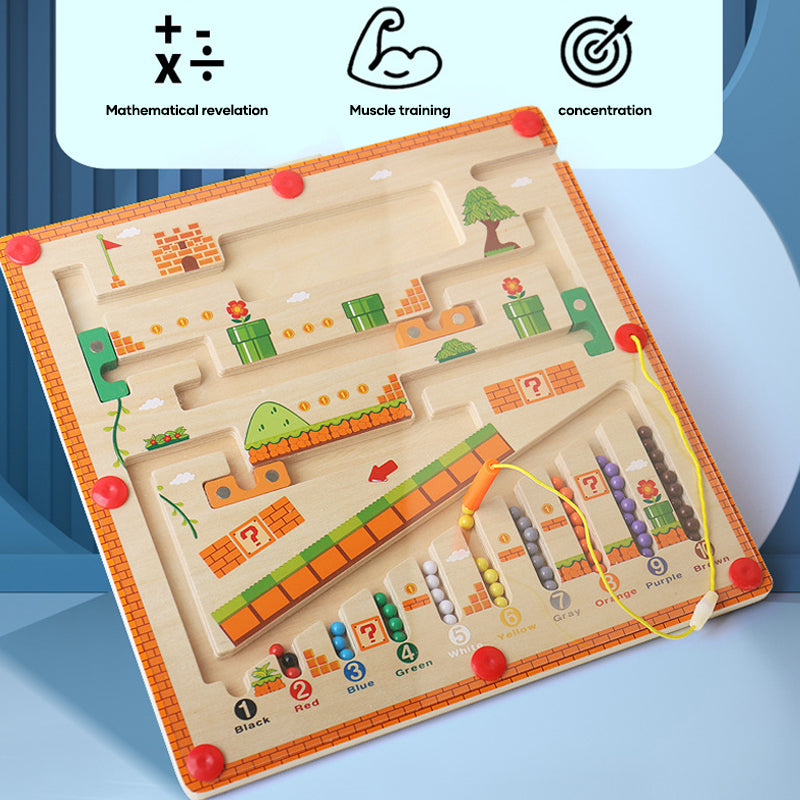 "Montessori" spalvų ir skaičių labirintas
