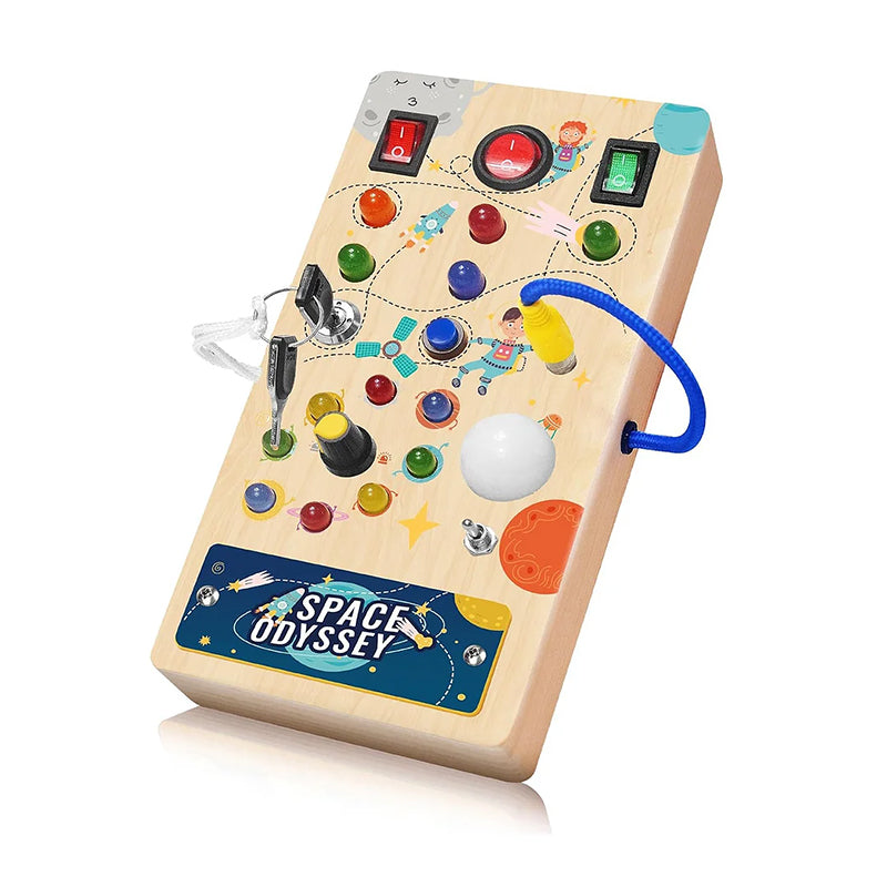 "Montessori" LED lempučių lenta