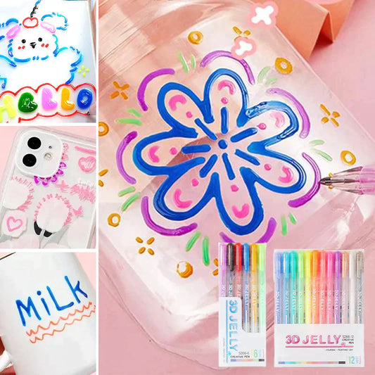 \GelPen™\" - geliniai rašikliai su 3D efektu"