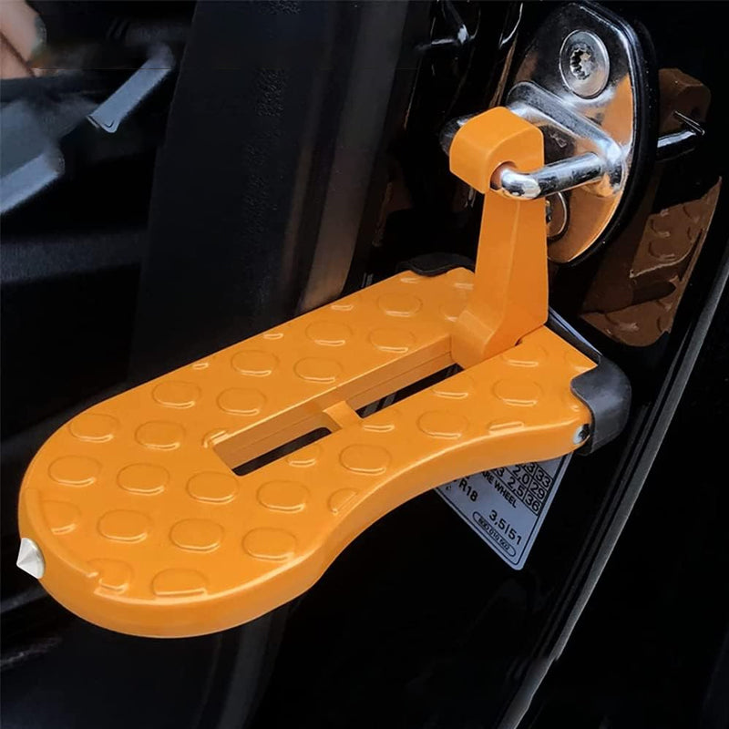 Automobilio durelių pakabinamas laiptelis