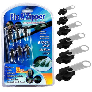 Fix zip pulller Fiksuojamasis užtrauktuko gelbėtojas, 6 vnt.
