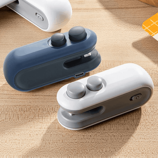 Mini įkraunamas maišelių užspaustuvas