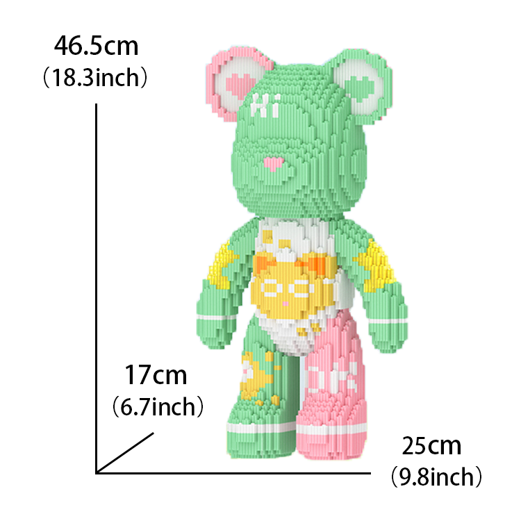 Lego surenkamas meškinas