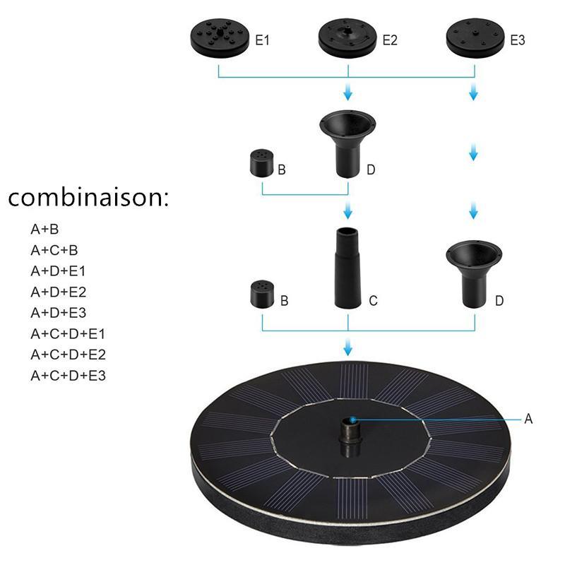 Saulės įkraunamas vandens fontanas