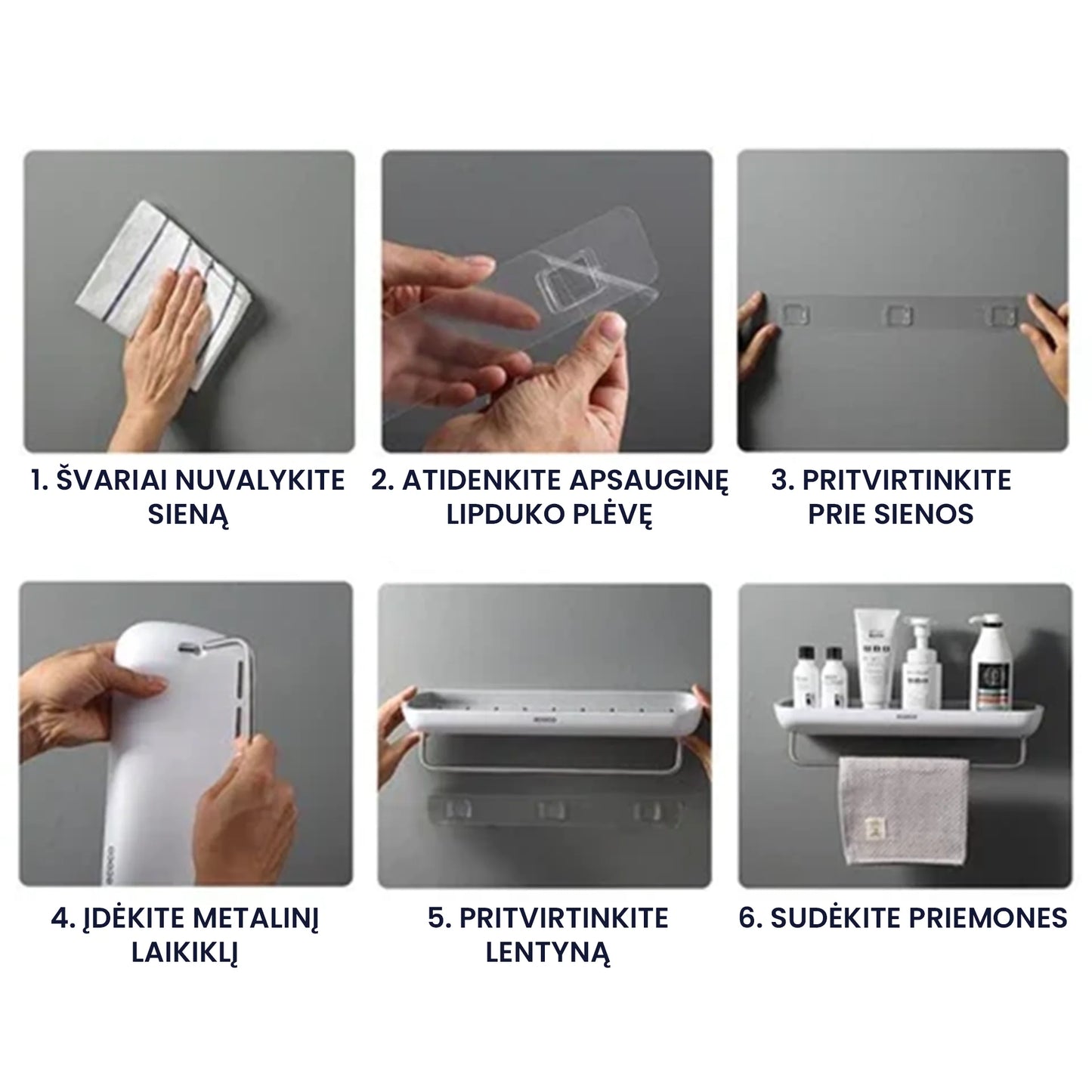 Ecoco™ - Universali vonios lentyna