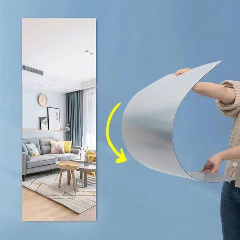 Priklijuojamas sieninis veidrodis