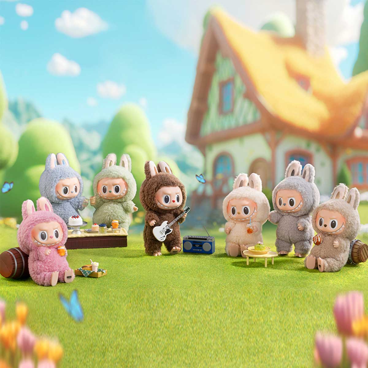 LABUBU | Pakabukas "Exciting Macaron" kolekcijos slapta dėžutė Pop Mart