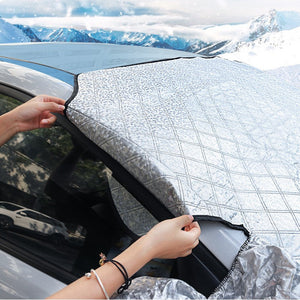 Magnetinė automobilio apsauga nuo sniego (8 magnetai) – 9 nuotrauka