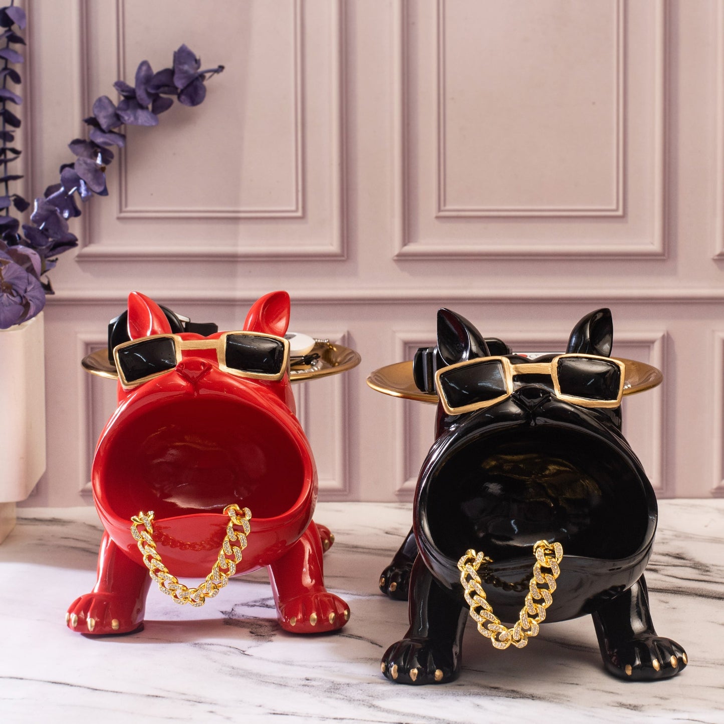 Dekoracija - daiktų padėkliukas - "Buldogas"