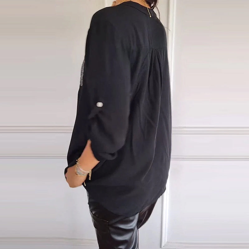 Palaidinė su blizgučiais