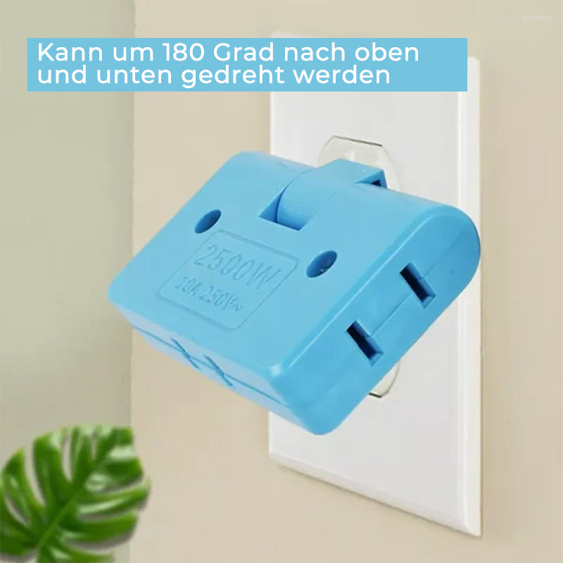 Pasukamas kištukinio lizdo adapteris