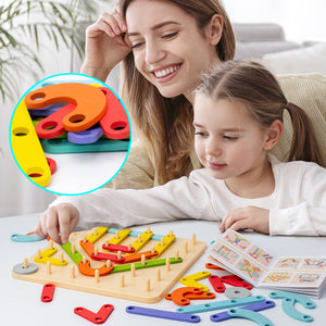 Montessori - dėlionė vaikams