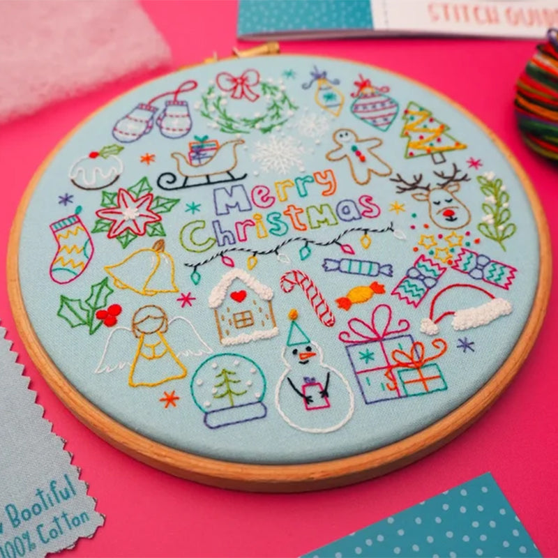 Kalėdinis siuvinėjimo rinkinys