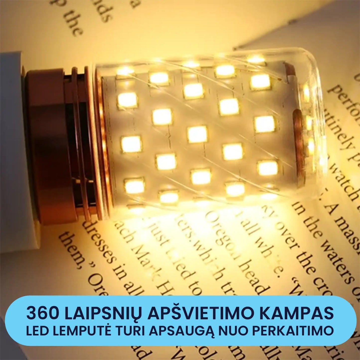 Energiją taupančios LED lemputės (3 vnt.)